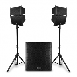Sistema lineal de audio portátil Alien X-Array con subwoofer de 18" pulgadas