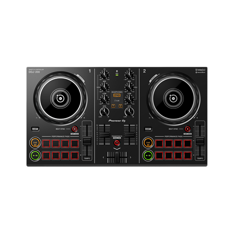 Controlador DJ inteligente de 2 canales PIONEERS DJ DDJ-200